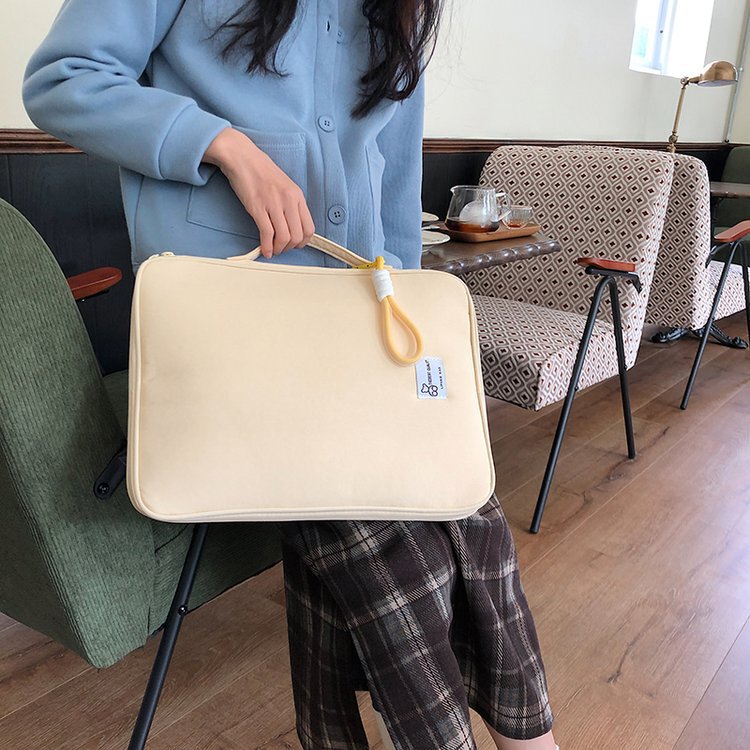 2024 New Cartoon Cute iPadpro Protective Cover Inner Bag Laptop Tablet Bag Small Fresh