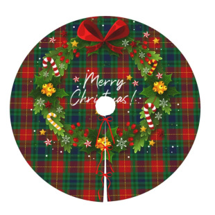 Christmas Tree Skirt Amazon Holiday Supplies Christmas Decorations Hot Selling Plush Tree Skirt Pure White Tree Skirt Christmas