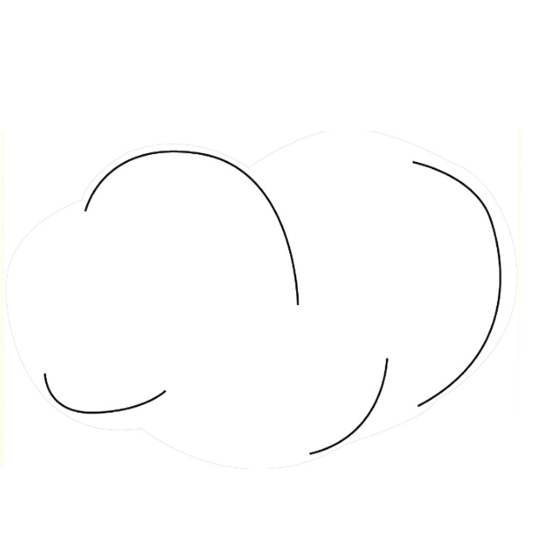 Alfombra Morandi con diseño de nubes frescas, estilo nórdico, para sala de estar, alfombra para mesa de centro, personalizada, creativa, irregular, de felpa, para uso doméstico.