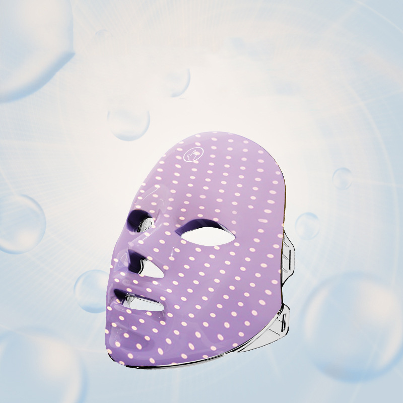 Espectrómetro, máscara facial con luz de color de siete colores, máscara facial, rejuvenecimiento de la piel, espectroscopía led de fotones, instrumento de belleza