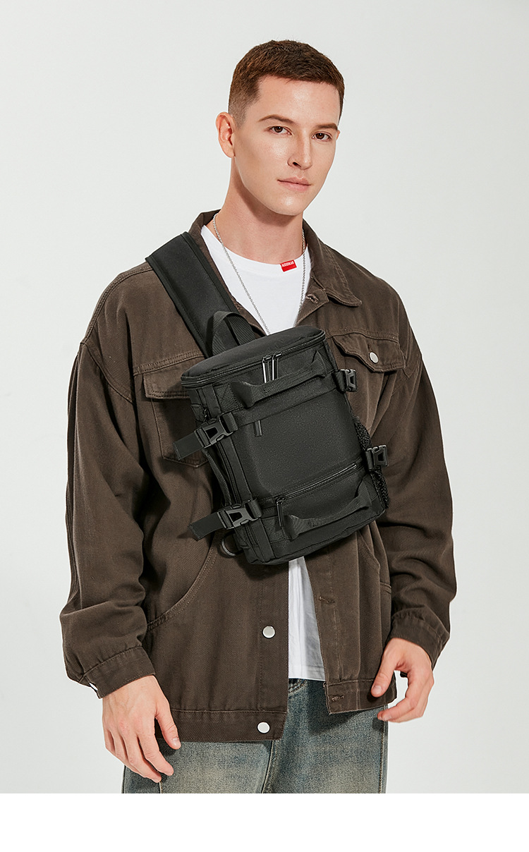Herren Crossbody Trendy Marke Große Kapazität Brust Männer Funktionale Arbeitskleidung Schulter Tasche Personalisierte Radfahren Kleine_voghion.com