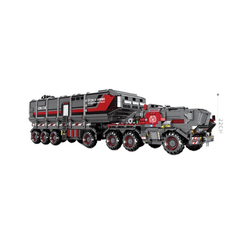 レゴセンバオビルディングブロックと互換性あり、ローミングアース2輸送車両、兵士輸送車両、本物の組み立てられた男の子のおもちゃギフト|undefined
