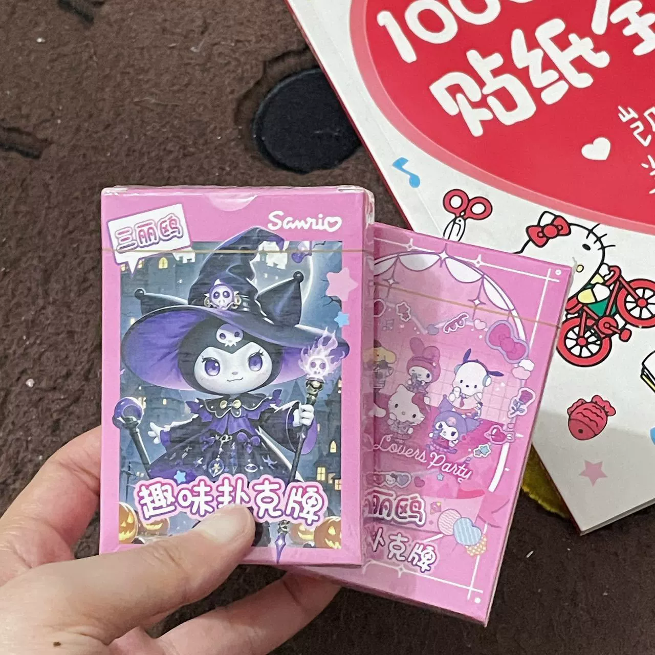 Sanrio, качественные игральные карты, мультяшные карты для досуга