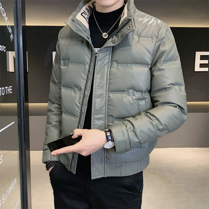 Clearance Trendy Men's Short Stand-Collar Winter Jacket, Fashionable Casual Versatile Warm down Coat with Elastic Hem Clearance Trendy Men's Short Stand-Collar Winter Jacket, Fashionable Casual Versatile Warm down Coat with Elastic Hem