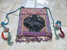 贵州老绣品手工刺绣侗族围腰老物件收藏品装饰民族风4垒德株