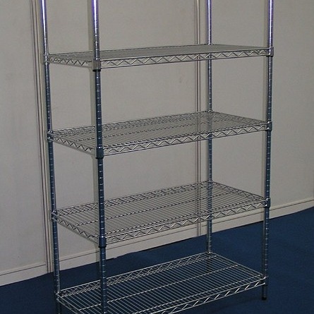 供应线网货架镀鉻碳钢货架厂家直销可不锈钢货架防静电货架包