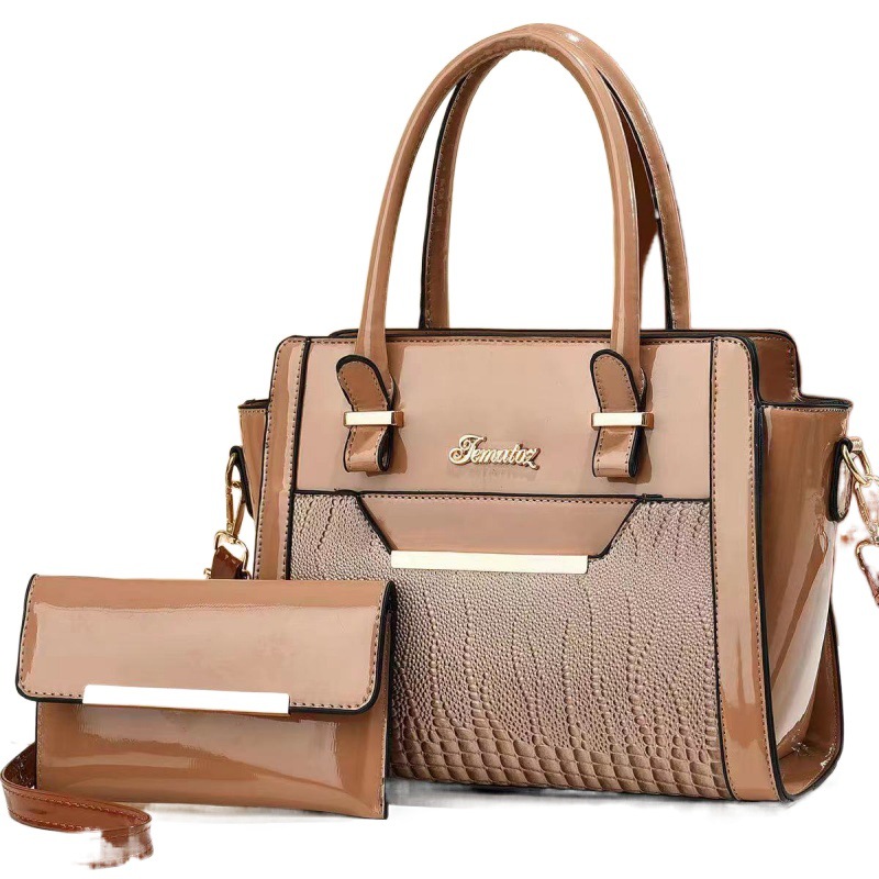 Bolso Tote de Alta Calidad para Mujer, Estilo Moderno 2025, de Gran Capacidad, con Estampado de Cocodrilo, Bolso de Mano para Madre e Hija, Bolso Cruzado para Mujer