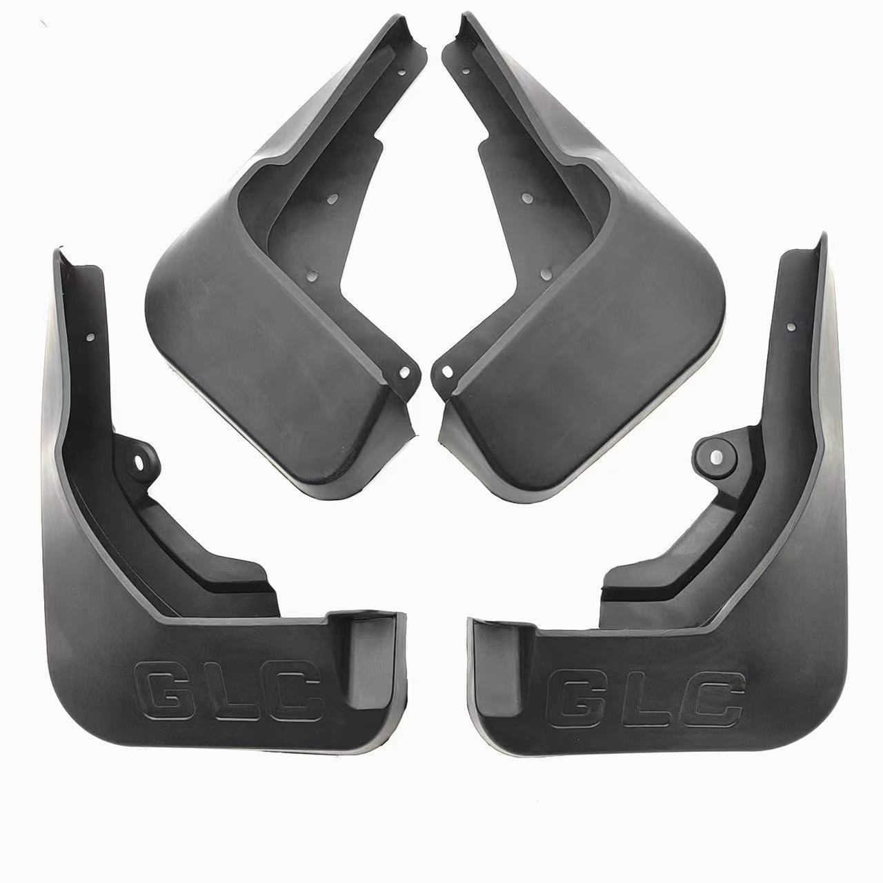 Adecuado para 20-22 Mercedes-Benz GLC 300L con pedal Guardabarros de goma suave Guardabarros Accesorios de modificación