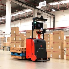 云智星自动升降堆高叉车全电动堆高车步行式堆垛机托盘搬运车