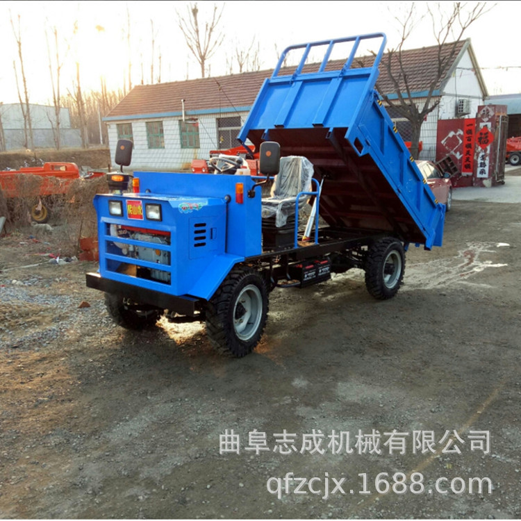 矿山四不像车 巷道渣土自卸车 矿用井下拉土车