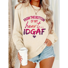 X 37183 Letter print hoodie ��ĸӡ����ñ���羳����ͨ����