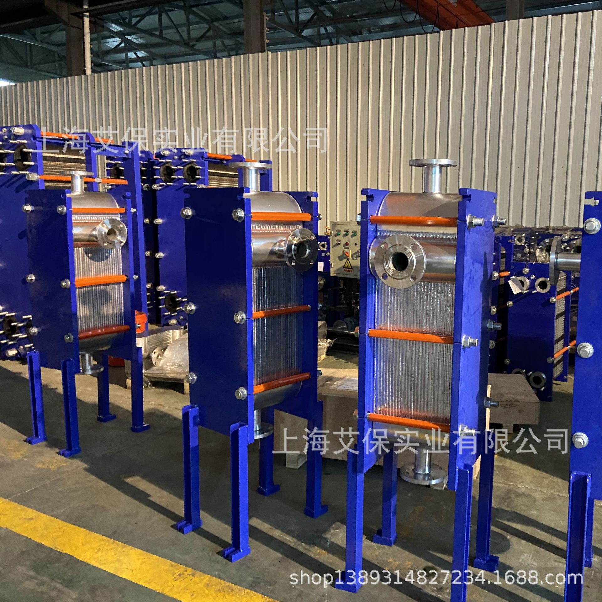 全焊接板式换热器厂家 供应机械液压油/透平油冷却板式换热器