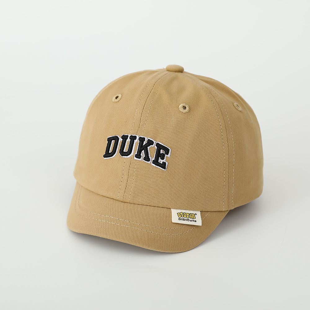 ins sombrero para niños bordado coreano sombrero de béisbol primavera y otoño 2 años de niño sombrero de lengua de pato niñas estilo extranjero moda versátil