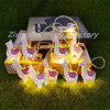 Manufactor ins Cross border 10 Light Battery LED Alpaca Mud festival Decorative lamp modelling animal flash light Atmosphere