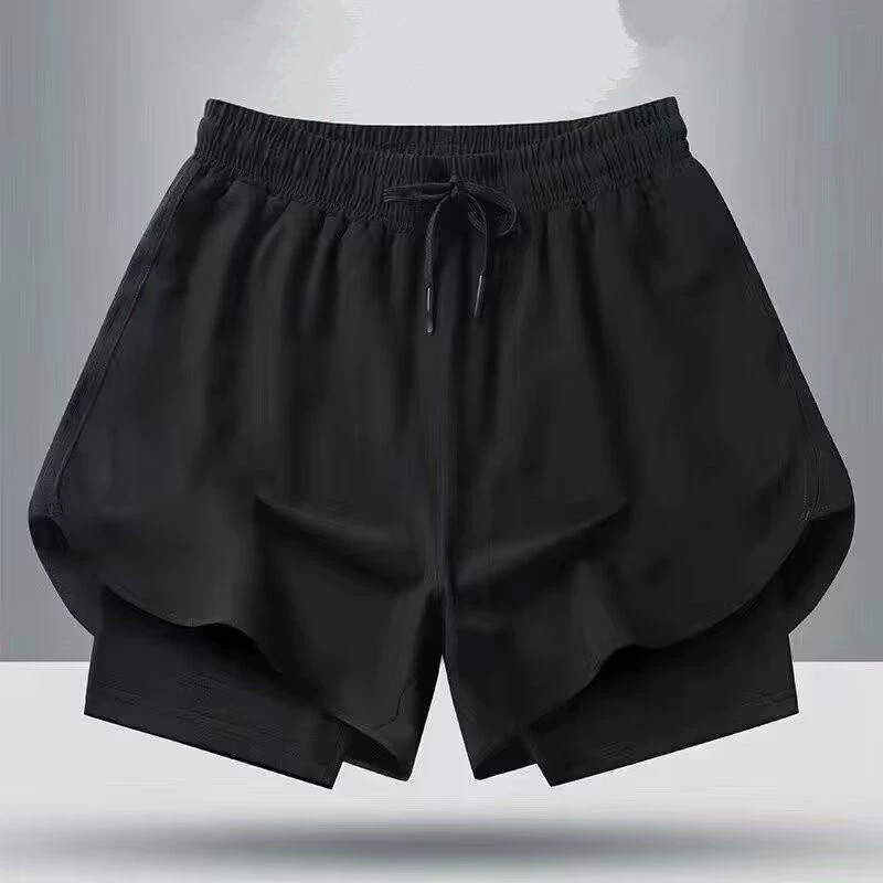 Летние новые ежедневные дикие шорты мужской тонкий дизайн чувство нишевые свободные спортивные повседневные укороченные брюки большого размера