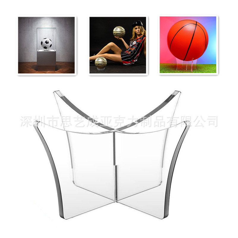 Acrylic volleyball ball rack display stand bowling rugby bracket basketball football ball bracket Acrylic volleyball ball rack display stand bowling rugby bracket basketball football ball bracket