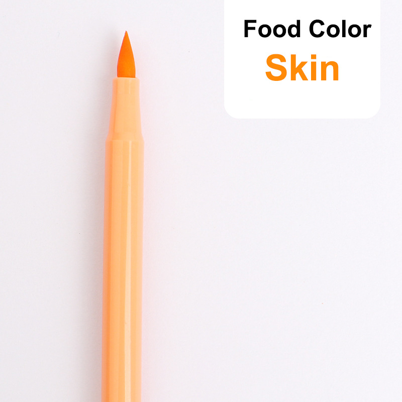 Pigmento pluma color pintura gancho DIY pintado a mano solo 12 colores pastel Topper