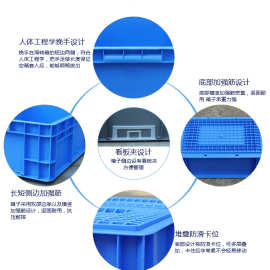 CSF9塑料箱子EU长方形物流箱汽配中转收纳筐子胶框货筐周转箱