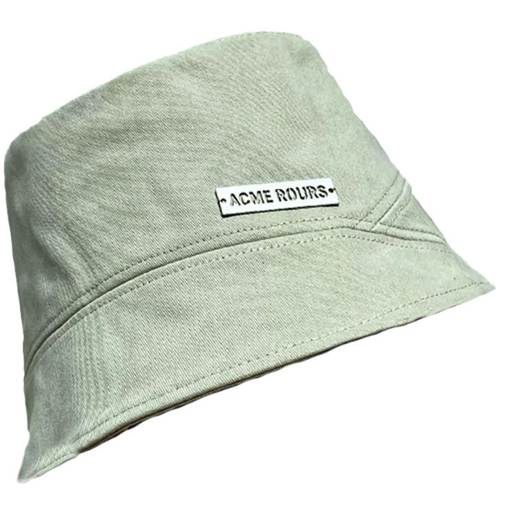 Sombrero femenino primavera y verano cubierta Cara color sólido sombrero de pescador nicho de moda todo partido cara de aspecto pequeño sombrero de cubo playa sombrero de sol marea