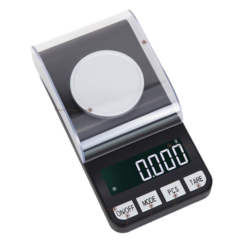 Factory direct windshield jewelry scale wholesale high precision city gold weight small scale 0.001g jewelry electronic scale