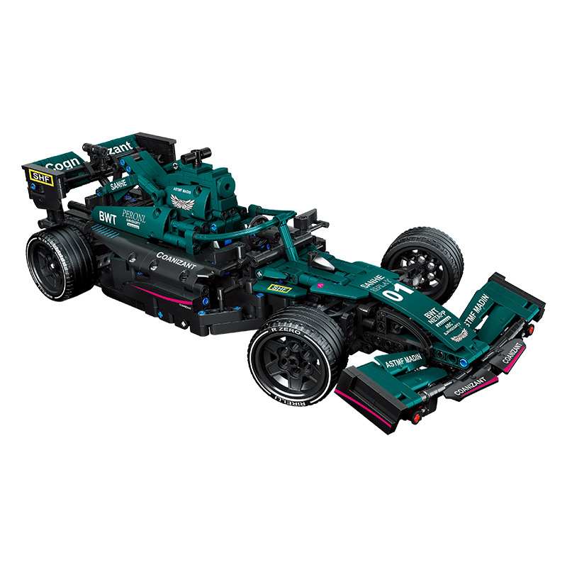 Kaka C016F1 Fórmula coche de carreras de montaje modelo de tecnología maquinaria pequeñas partículas de montaje de bloques de construcción de juguete C014