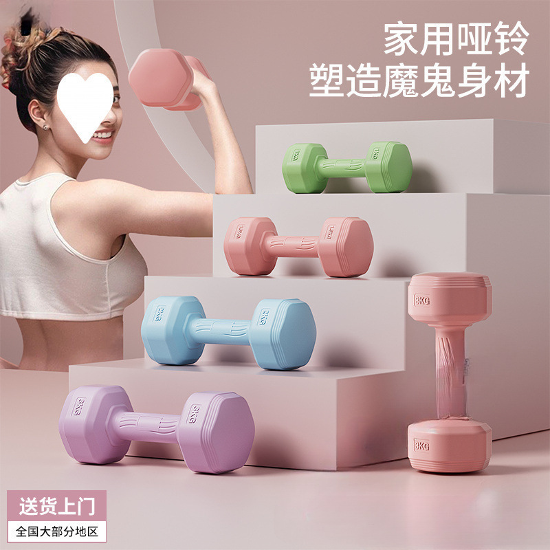 Dumbbells for Women, Fitness Equipment for Home, Slim Belly Barbell, Kettlebells, Children, Teenagers, Female Small Dumbbells, a Pair