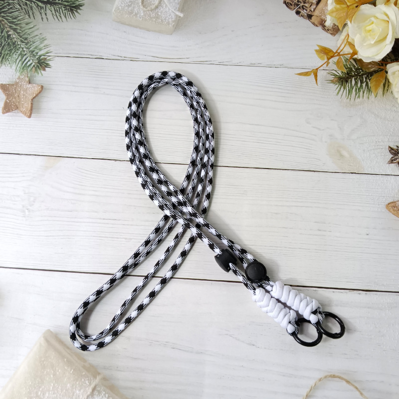 흑백 패턴과 흰색(검은색 버클)♢