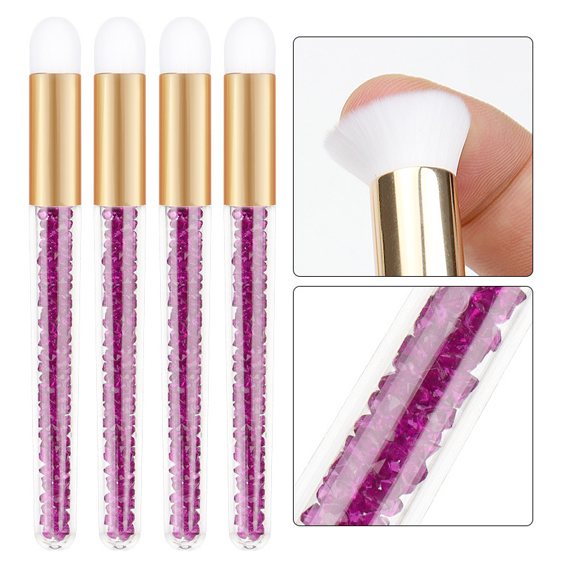 Cepillo de mousse de pestañas transfronterizo cepillo de labios multifuncional cepillo de lápiz labial limpieza nariz sombra cepillo de maquillaje belleza herramientas de belleza