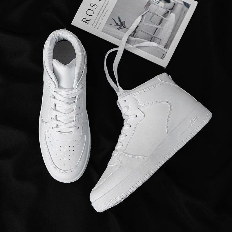Automne et hiver haut de gamme version coréenne tendance sport 2024 nouvelle planche hommes décontracté polyvalent blanc chaussures hommes_voghion.com