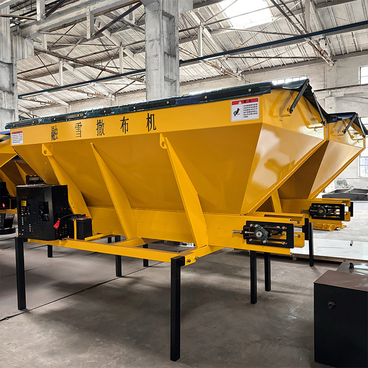 料仓容积可定道路除冰撒盐化雪机   路面养护车载式融雪撒布机