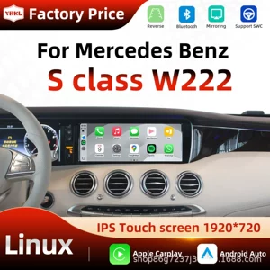 Mercedes-Benz S-Class W222 üçün 12.3 düym GPS Bluetooth naviqasiya