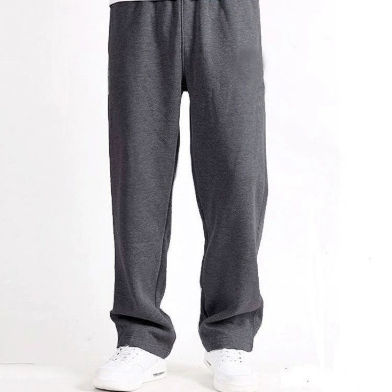 Demi-season thin knitted trousers, plus size