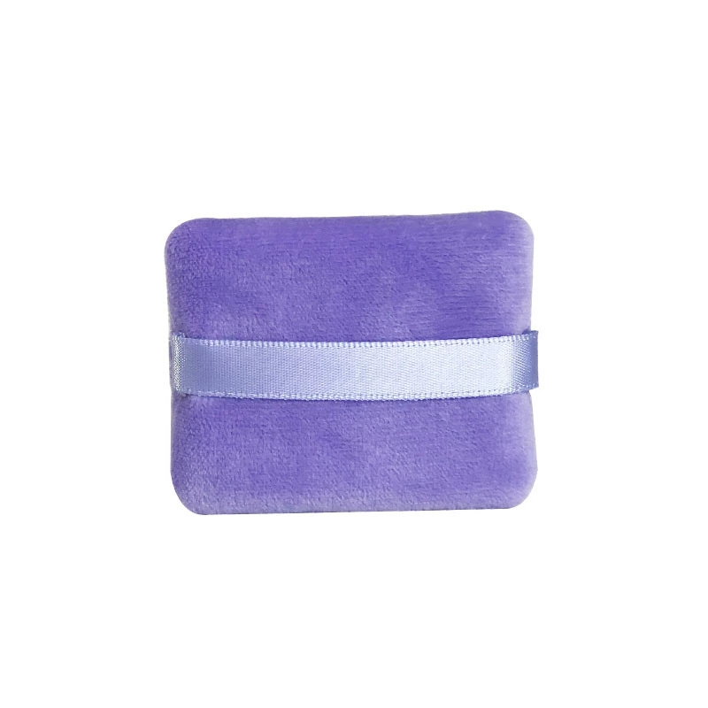 Soft makeup sponge set, square & triangular double-sided powder puffs, assorted colors