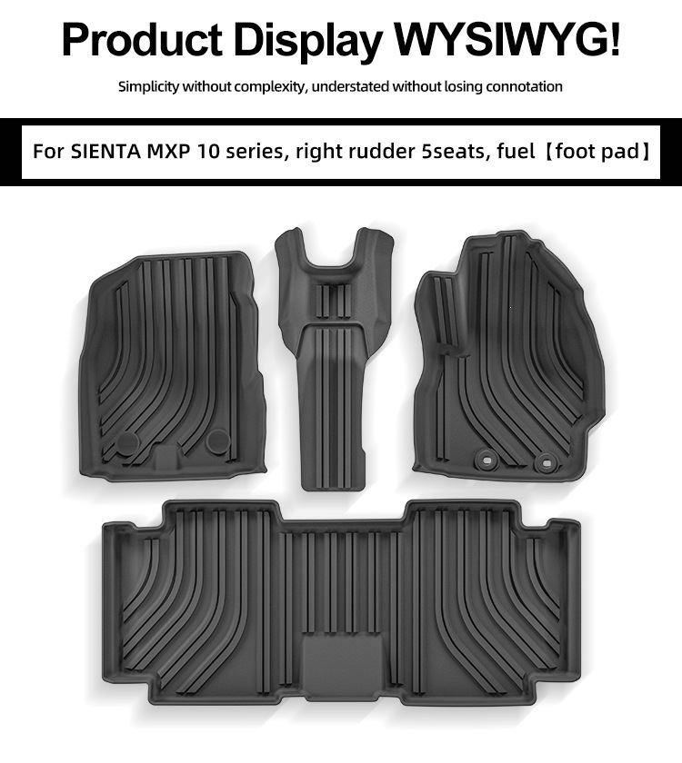 Suitable for 22-24 Toyota Sienta MXP 10 series car-specific floor mats and TPE trunk mat for cross-border sales