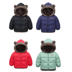 Baby foreign trade children's clothing 2023 new children's lamb velvet cotton coat boys' down cotton coat girls' thickened cotton jacket