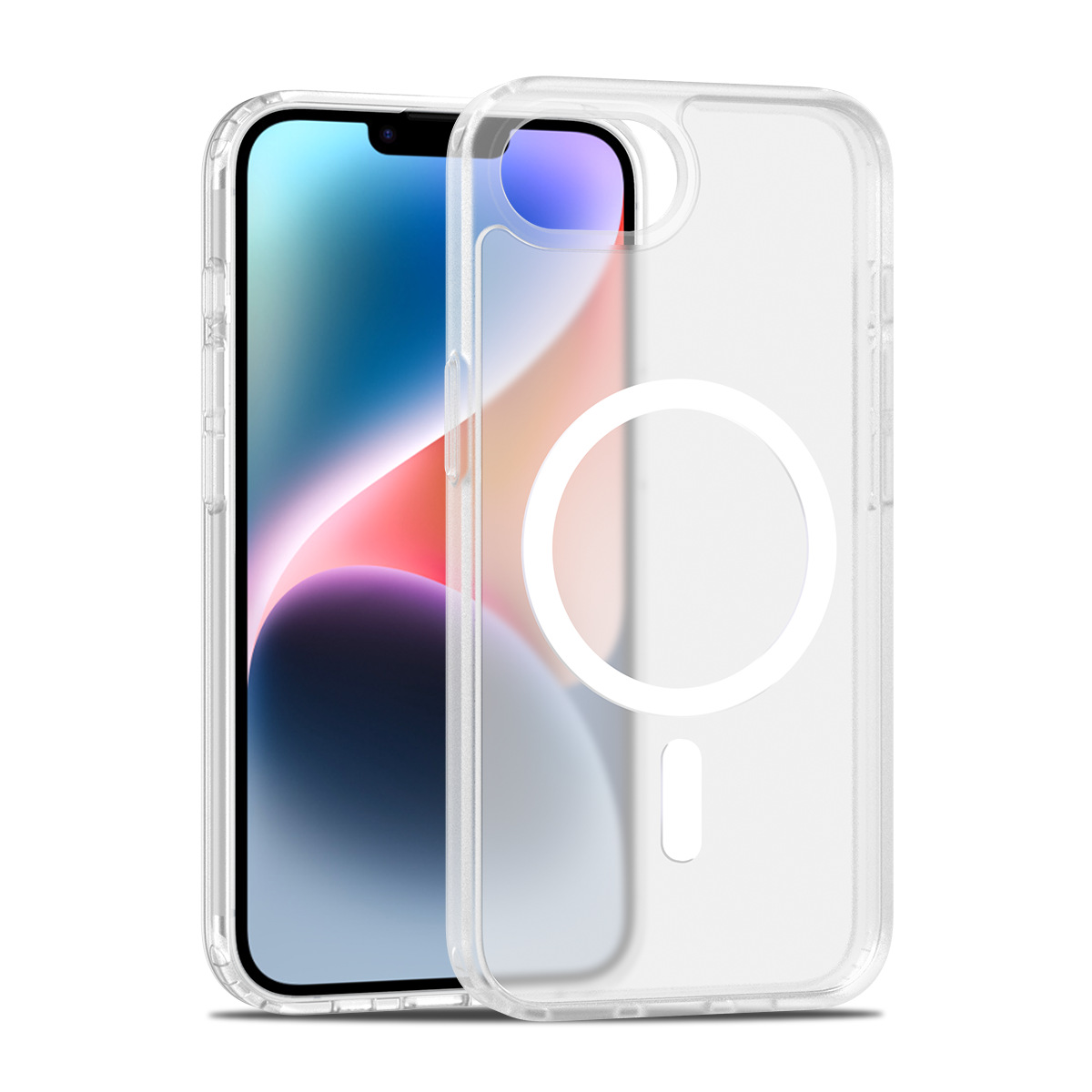 Aplicable iphone16E funda de succión magnética cerveza funda para teléfono móvil escudo plateado sensación de piel 2.0mm Apple 16SE4 funda para teléfono móvil anti-caída