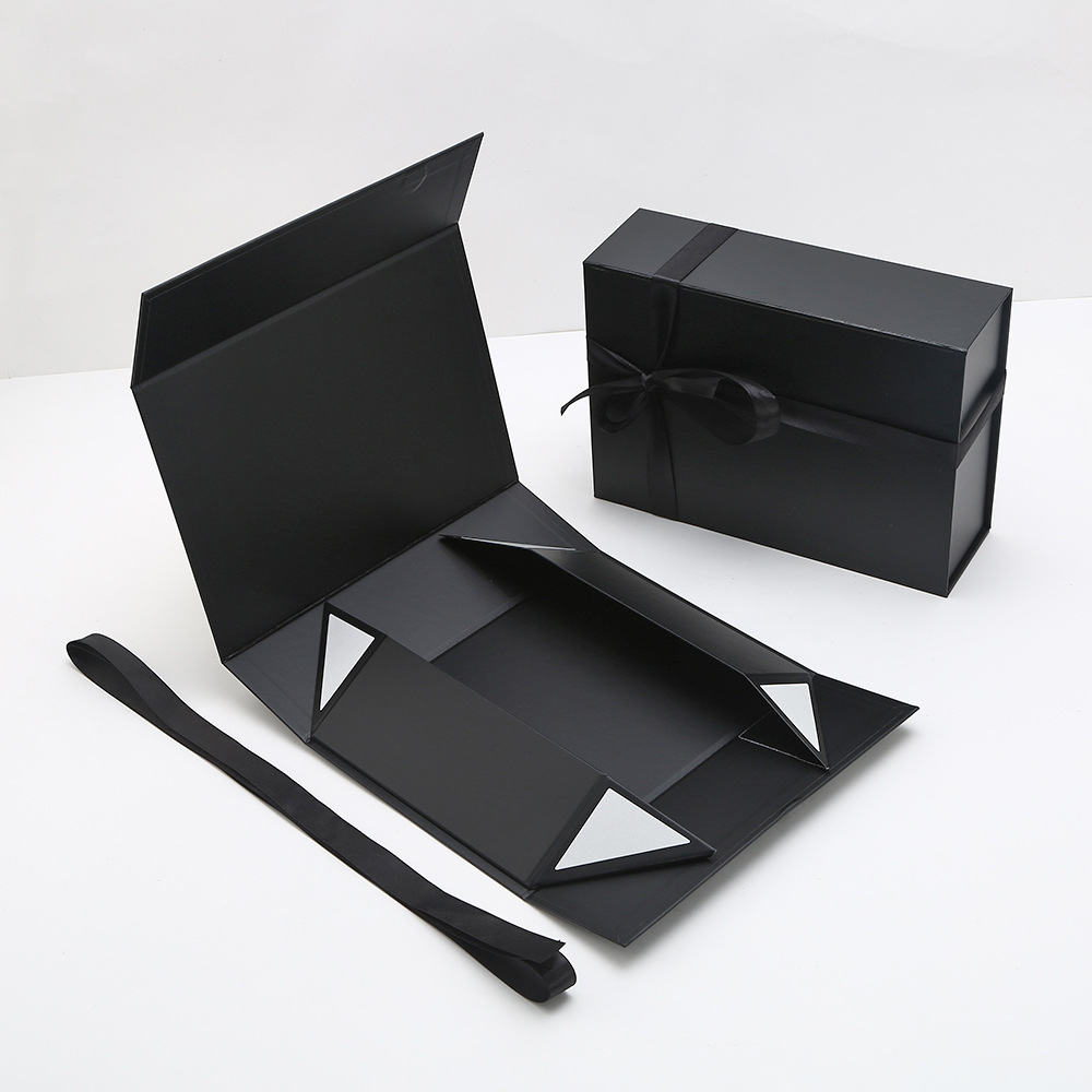 Caja plegable de una pieza, caja de regalo con solapa de absorción magnética, caja de regalo de acompañamiento de mariposas, caja vacía de regalo transfronteriza, caja de regalo se puede fijar image 21