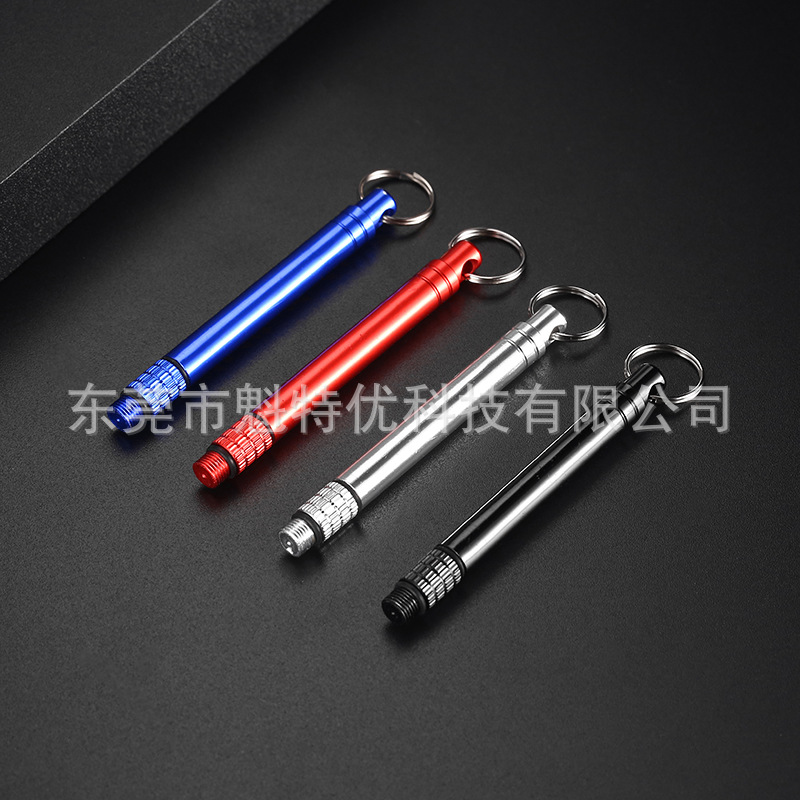 Integrado creativo palillo de dientes portátil fruta recoger Acero inoxidable al aire libre camping herramienta esencial letras