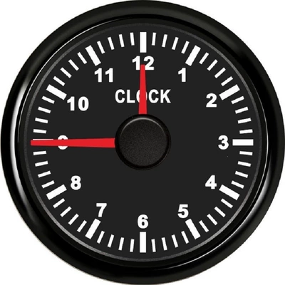 automobile instrument Universal Timetable for Car - black-frame-black-bottom