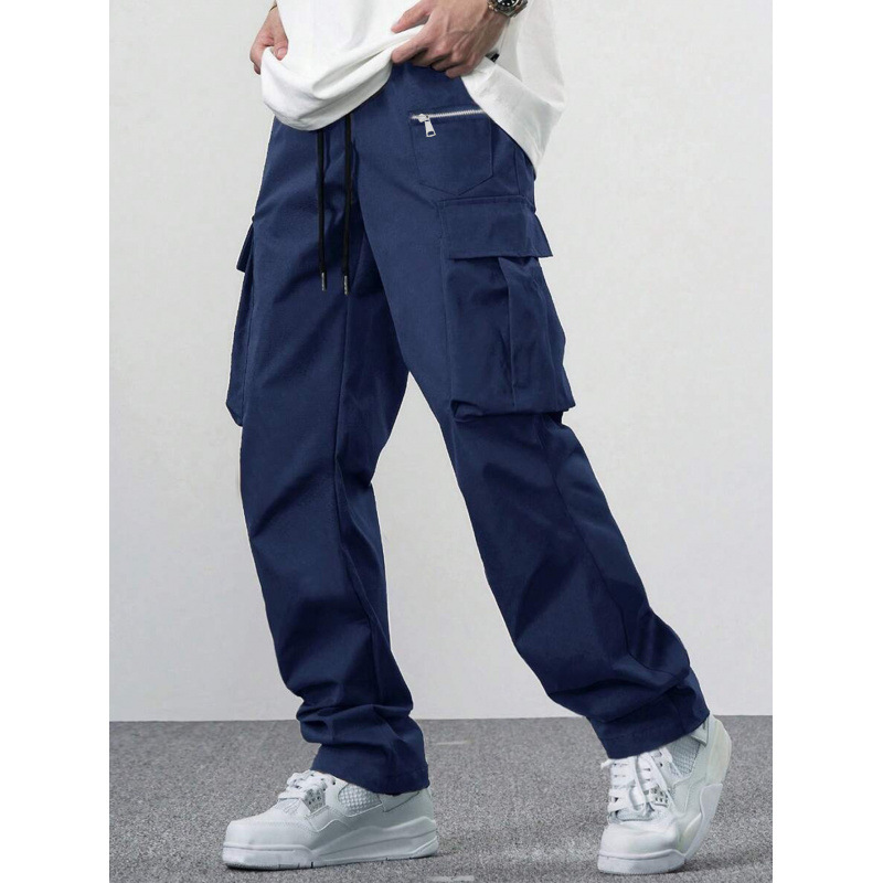 2025 New Amazon Popular American Style Loose Multi-Pocket Casual Men's Japanese Work Pants Men's Men's