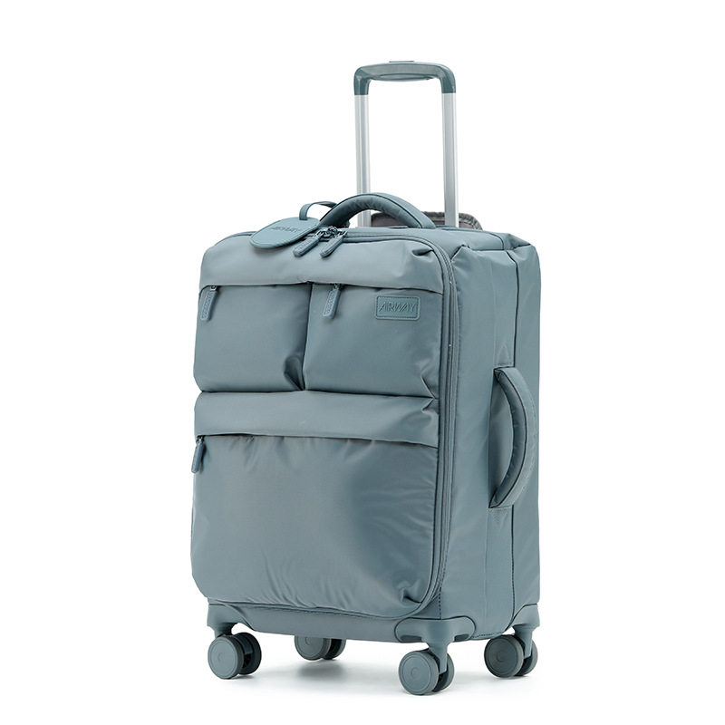 Airway ultra-ligero equipaje trolley caso hembra 24 pulgadas Mute maleta masculino caso de tela 20 pulgadas estuche de embarque de alto aspecto