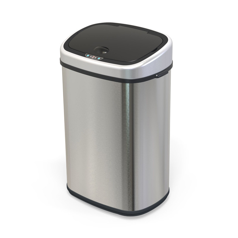 Basura de inducción de acero inoxidable inteligente 50L / 58L / 68L cocina automática de gran capacidad doméstica con cubierta para oficina