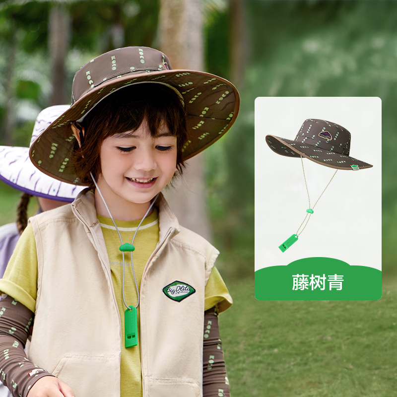 Kk Tree Kids Sun Protection hat Kids Girls hat baby Sun hat Fisherman hat outdoor Summer Thin image 8