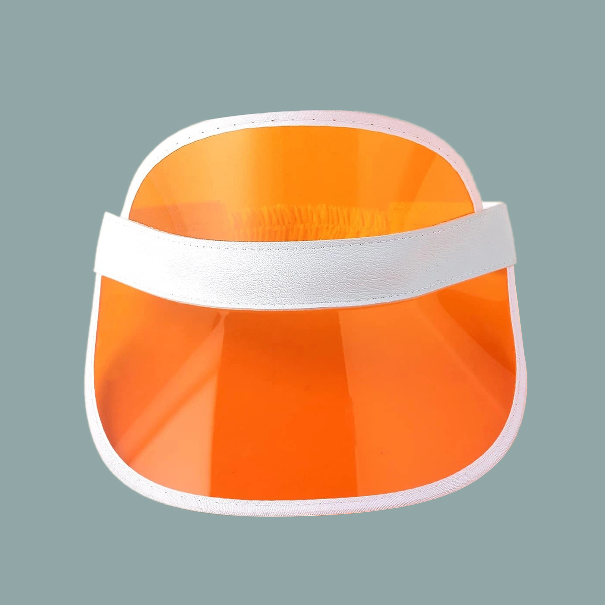 Gorra De Pvc Con Tapa Hueca Transparente De Color Coreano De Moda display picture 5