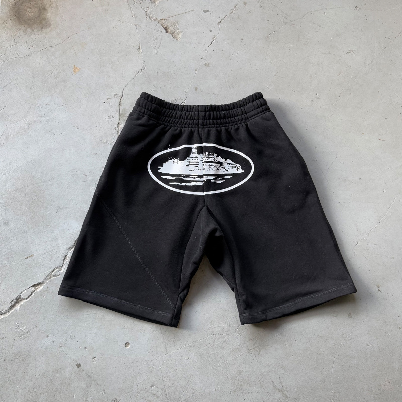 Corteiz Sweat Shorts Black