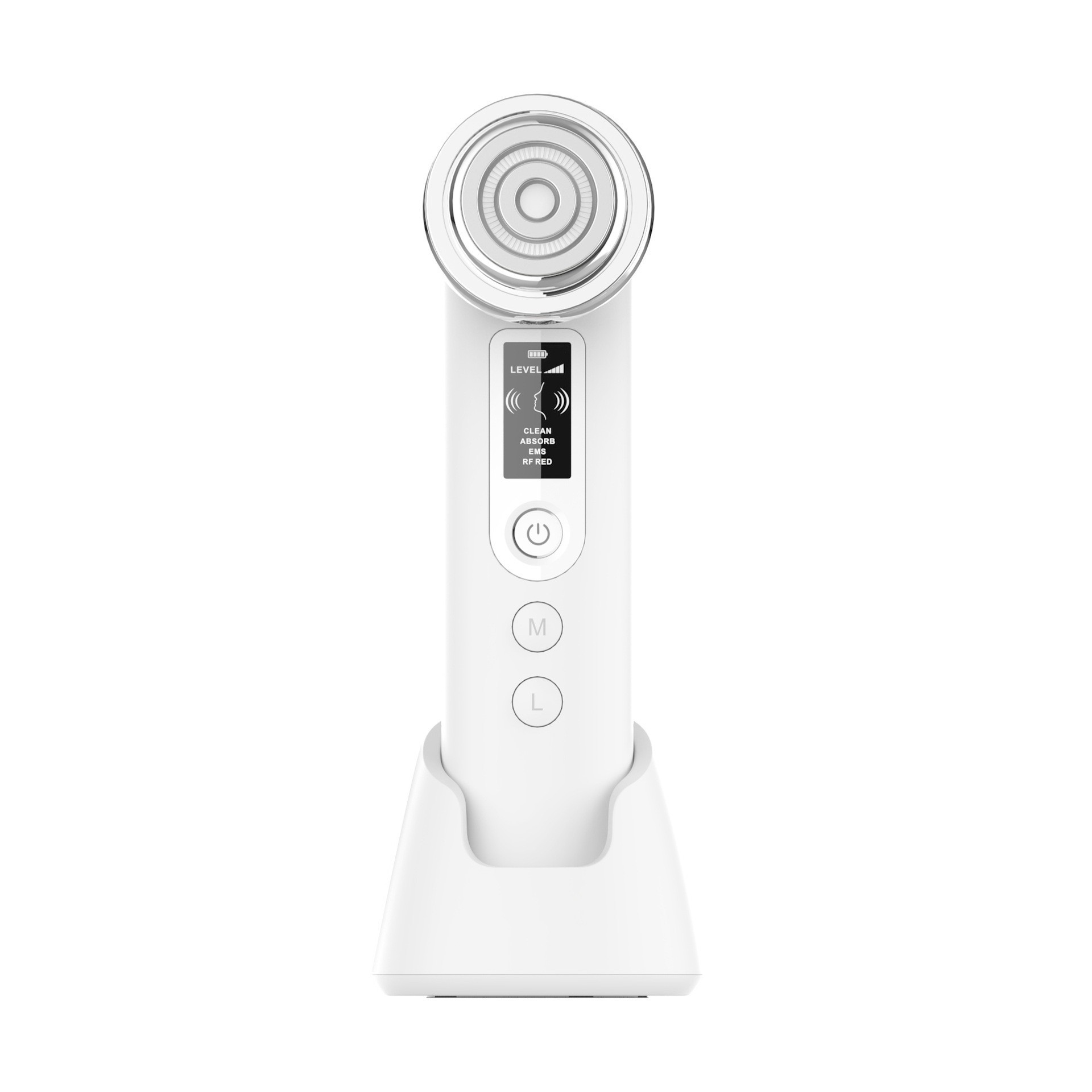 Household Colored Light Beauty Instrument Microcurrent Facial Lifting Massage Rejuvenation Cleansing Ion Hot Compress Export and Import Instrument