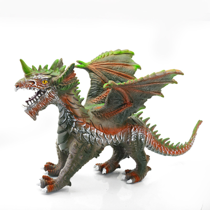 Modelo de dinosaurio de goma suave de gran tamaño para niños y niños, falciformes, brachiosaurios, triceratosaurios, juguetes de montaje