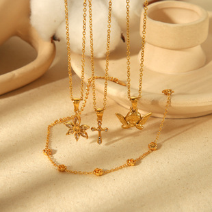 �W�����u�p���OӋõ�廨�����Ʒ��Ů��18k�𲻵�ɫʮ�����