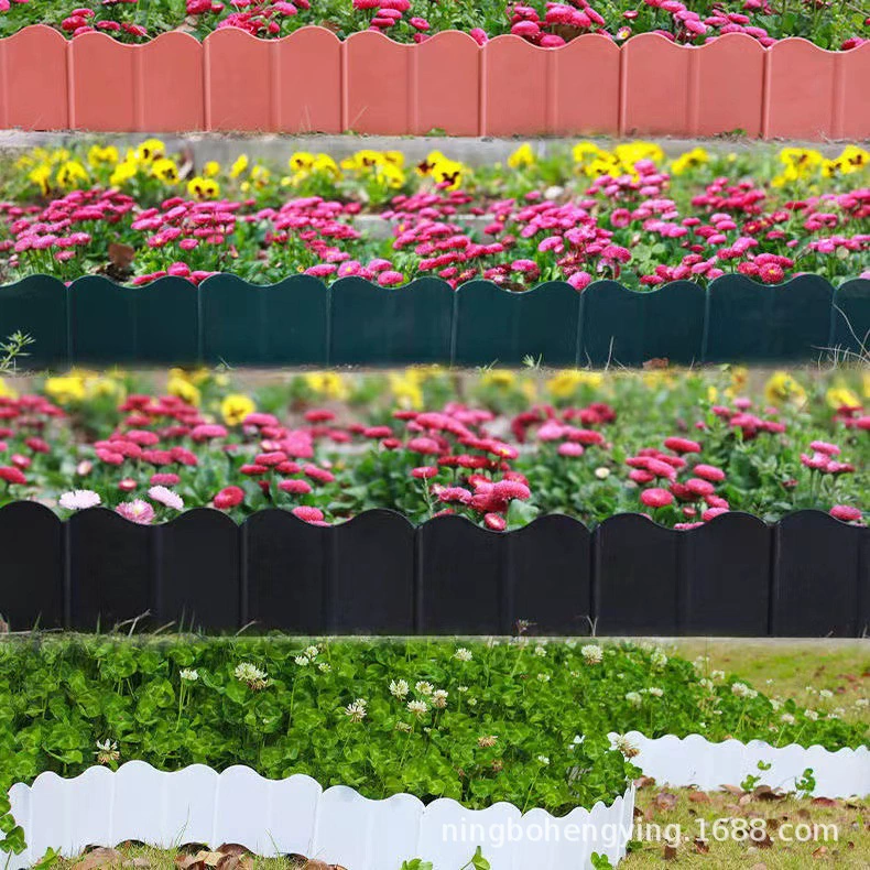 20-элементный комплект для создания сада в помещении, свободно комбинируемые пластиковые секции для цветочных грядок, садовый забор, сборка из пластика