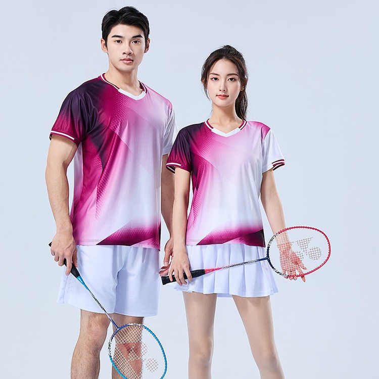 2025 Badminton Training Uniforms in Stock Wholesale Tennis Uniforms Table Tennis Uniforms Team Custom Logo Printing
